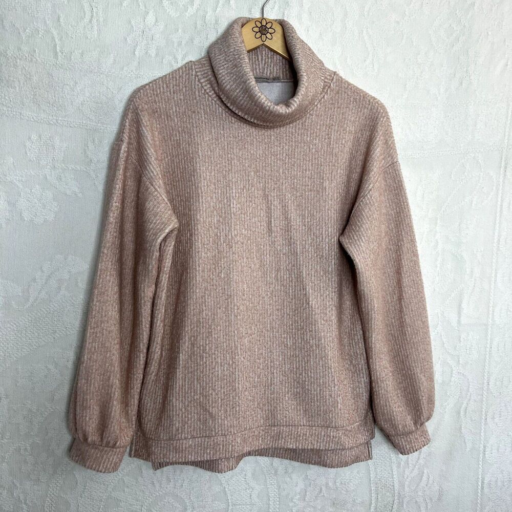 Stradivarius Cowl Neck Knit Sweater View 4
